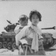 Korean war woman tank 1951 dbna s