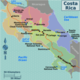 310px costa rica regions map