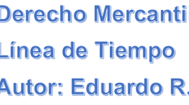 Timeline: Derecho Mercantil Mexicano - Línea de Tiempo - Eduardo Rodríguez