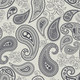 Paisley seamless floral wallpaper
