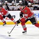 Blackhawks playing