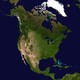 North america satellite orthographic