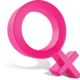 Banner simbolo mujer
