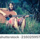 Stock photo hippy girl s style 216025957