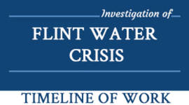 Timeline: Investigation of Flint Water Supply