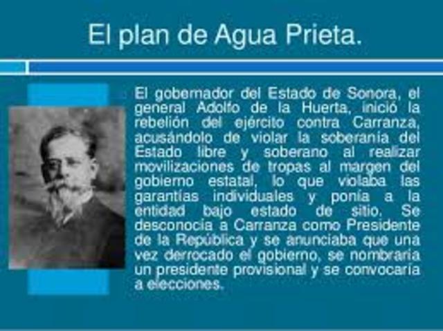 De la Revolución hasta Manuel Ávila Camacho timeline