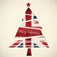 15320226 christmas card christmas tree english flag stock photo year