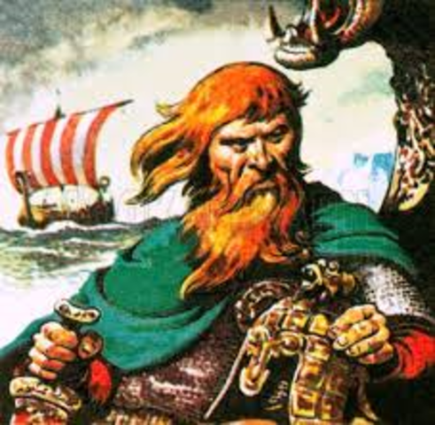 erik red viking greenland eric vikings iceland ad leif erikson who discovered settles hair haired history middle ages nicolle artist