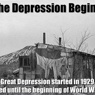 Timeline: The great depression and the stock  markcat  by Sheyla guzman