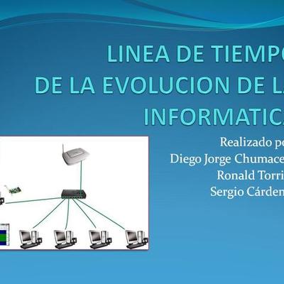 Timeline: EVOLUCION DE LA INFORMATICA