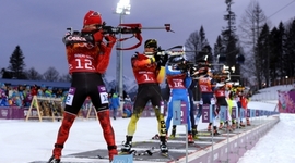 Timeline: Биатлон на ОИ 2014. Мужчины