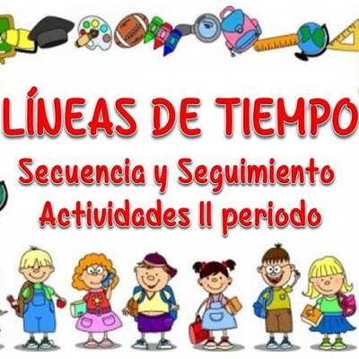 Timeline: SECUENCIA Y SEGUIMIENTO DE ACTIVIDADES II PERIODO