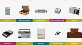 Timeline: * Audio players (phonographs, radio, mp3 players)