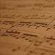 Musical score wallpaper 1280x720