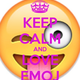 Keep calm and love emoj 6