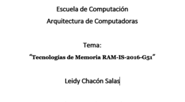 Timeline: Tecnologías de Memoria RAM_ Leidy Chacon