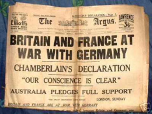 Australia's Involvement in World War 2 timeline | Timetoast timelines