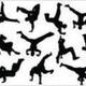 Break dance silhouette collection vector 20688157