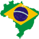 Brazil flag map   copy