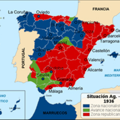 Timeline: Acontecimientos durante la Guerra Civil española