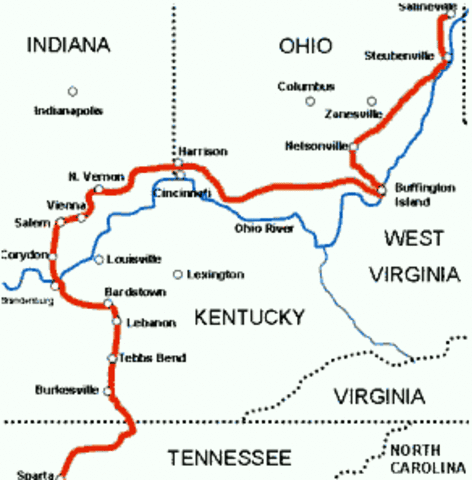 The South and North in the 1800 timeline | Timetoast timelines