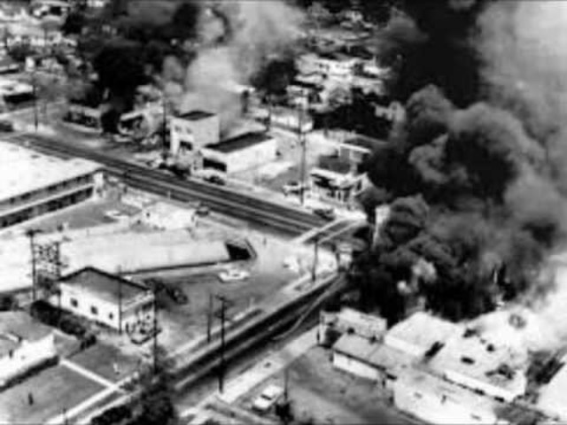 La Riots 1965 Watts Riots in LA, 1965 timeline | Timetoast timelines