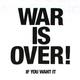 John lennon war is over fup