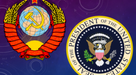 Timeline: Eix cronològic de presidents d'EUA i de l'URSS des de la 2a GM fins 2000