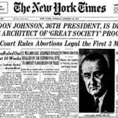 Timeline: Roe v. Wade 1970 project