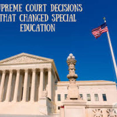 Timeline: Special Education Court Cases Historical Timeline