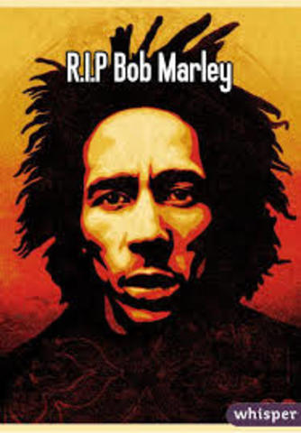 Bob Marley's Journey #MayMad16 timeline | Timetoast timelines
