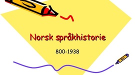 Timeline: Språkhistorie