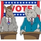 Democrat and republican