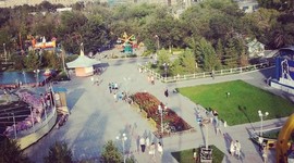 Timeline: Центральный парк города Орска с высоты птичьего полета