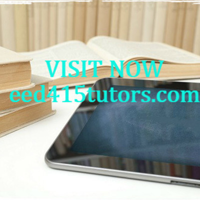 Timeline: EED 415 TUTORS Learn by Doing / eed415tutors.com