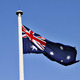 Australian flag fullmast