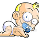 Cartoon baby clipart