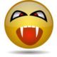 Vampire smiley