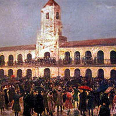 Timeline: La Revolución de Mayo  y la Declaración de la Independencia.