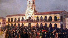 Timeline: La Revolución de Mayo  y la Declaración de la Independencia.