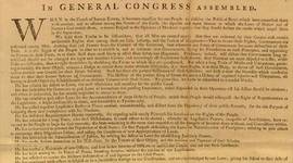 Timeline: decloration of independence