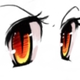 Anime eyes by destinyblue
