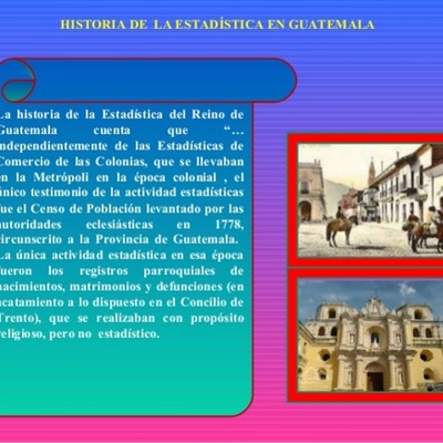 Timeline: HISTORIA DE LA ESTADISTICA EN GUATEMALA