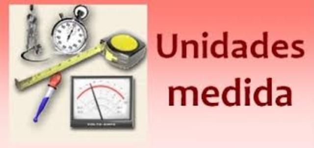 la historia de las unidades de medida timeline Timetoast