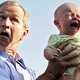 George w bush crying baby