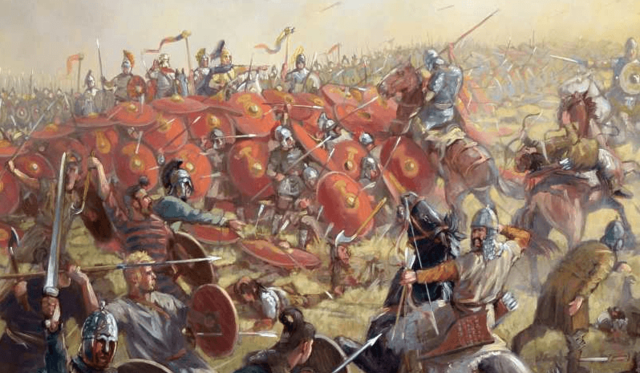 Las invasiones de los pueblos Bárbaros timeline | Timetoast timelines