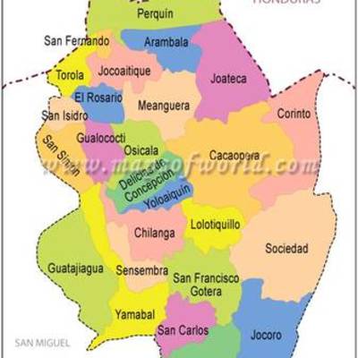 Timeline: Linea de tiempo del departamento de Morazán