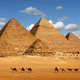 Egypt cairo pyramids of giza and camels 2