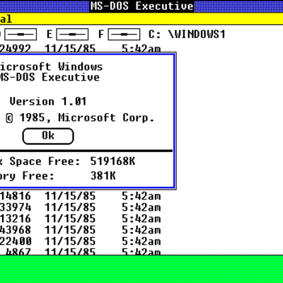 Timeline: Microsoft Windows