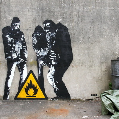 Timeline: Stencil Graffiti